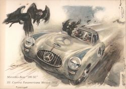 Mercedes-Benz "300 SL" Cars Postcard Postcard Postcard