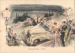 Mercedes-Benz 300S Postcard