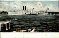 Fall River Line Steamer Priscilla Postcard