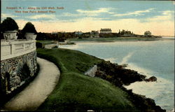 View From Perry Belmont Place Newport, RI Postcard Postcard