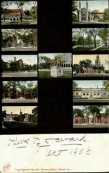 Multi View Of Harvard University Postcard