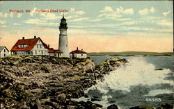 Portland Head Light Maine Postcard Postcard