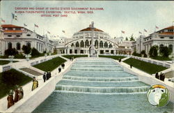 Cascades And Group Of United States Government Buildings Seattle, WA Postcard Postcard