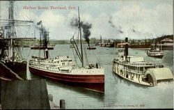 Harbor Scene Postcard