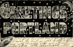 Greetings From Portland Postcard