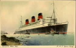 R. M. S. Queen Mary, Cunard Postcard