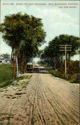 Road To The Old Orchard Saco, ME Postcard Postcard