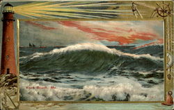 York Beach Postcard