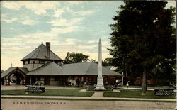 B. & M. R. R. Station Postcard