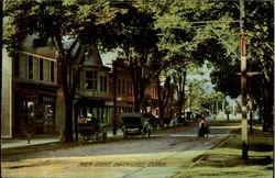 Main Street Branford, CT Postcard Postcard