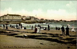 York Beach And Union Bluffs Maine Postcard Postcard