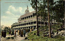 Uncanoonuc Hotel, Uncanoonuc Mountain Goffstown, NH Postcard Postcard