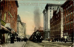 Empire State Express Crossing, Salina St Syracuse, NY Postcard Postcard