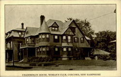 Chamberlin House, Women's Club Concord, NH Postcard Postcard