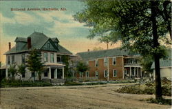 Railroad Avenue Postcard