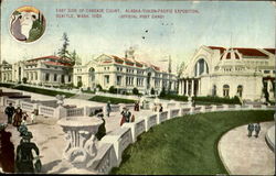 East Side Of Cascade Court Postcard