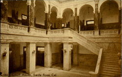 Lobby Court House Postcard