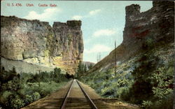 Castle Gate Scenic, UT Postcard Postcard