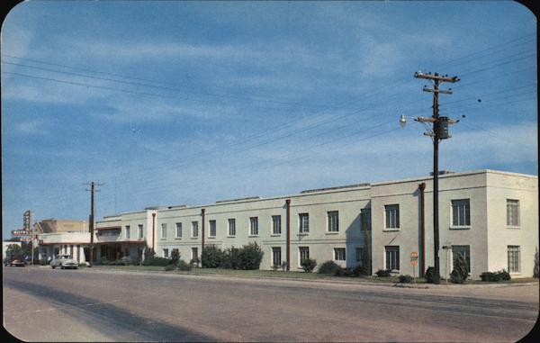 El Patio Motel San Angelo Tx Postcard