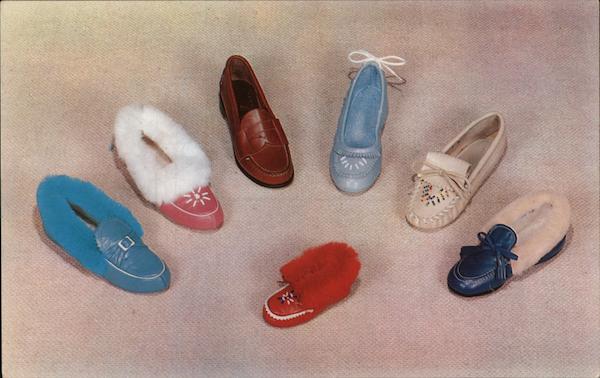 Tru-Stitch Moccasin Corp. New York City, NY Advertising Postcard