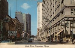 State Street Looking North Postcard