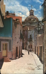 Callejon De San Roque Guanajuato City, Mexico Postcard Postcard Postcard