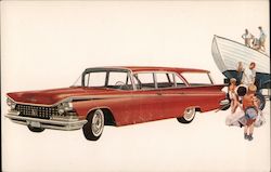 The Car Buick '59 Postcard