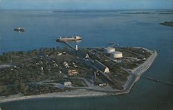 Port Boca Grande Air View Florida Postcard Postcard Postcard