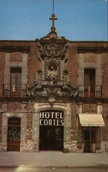 Frontal View of the Cortes Hotel Mexico City, Mexico Postcard Postcard Postcard