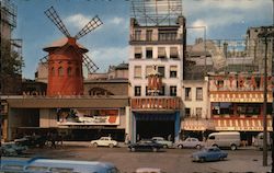 Le Moulin Rouge, Place Blanche Paris, France Postcard Postcard Postcard