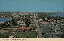 Aerial View of the City of 100 Lakes Postcard