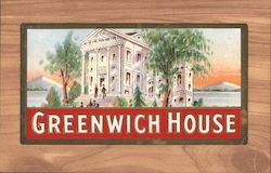 Greenwich House Cigar Label Postcard