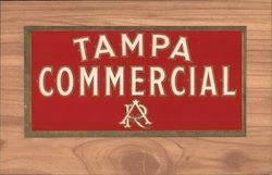 Tampa Commercial Cigar Label Postcard