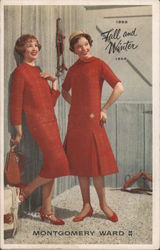 Montgomery Ward 1958 Fall and Winter Catalog Postcard