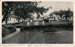 Clancy's Tourist Court & Cafe on U.S. Hiway No. 6 Postcard