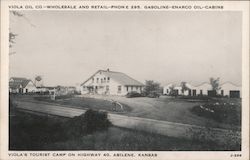 Voila's Tourist Camp on Highway 40, Abilene, Kansas Postcard Postcard Postcard