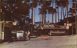 17-Mile Drive Cottage Court Postcard