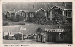 Webster & Chaffey's Auto Court Eureka, CA Postcard Postcard Postcard