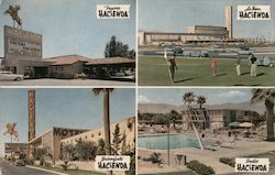 Hacienda Motels Fresno, CA Postcard Postcard Postcard