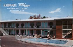 Albuquerque Travel Lodge Postcard