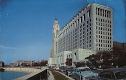 Looking Along Riverside Drive Postcard