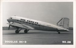 Air Anglia Douglas DC-3 Postcard