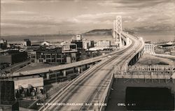 San Francisco-Oakland Bay Bridge California Postcard Postcard Postcard