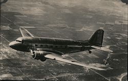 Douglas DC 3 of American Airlines Postcard