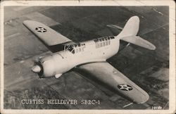 Curtiss HellDiver SB2C-1 Postcard