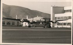 Airplane on the Tarmack Aircraft Postcard Postcard Postcard