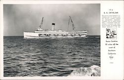 The S.S. Catalina Ferries Postcard Postcard Postcard