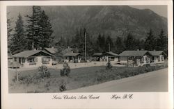 Swiss Chalet Auto Court Postcard