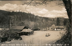 Horse Creek Store and Camp Postcard