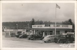 Camp Evers Chevron Gas Station, Roadside Postcard